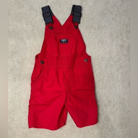 Boys Oshkosh Shortalls 4T - Picture 1 of 3